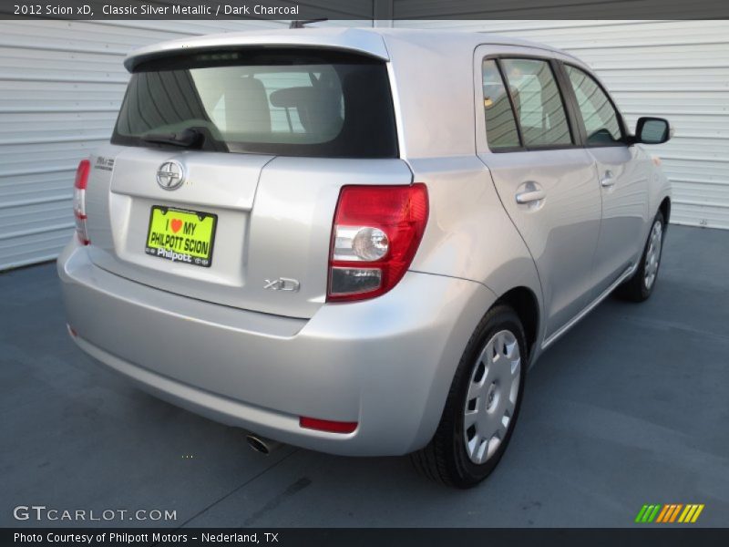 Classic Silver Metallic / Dark Charcoal 2012 Scion xD