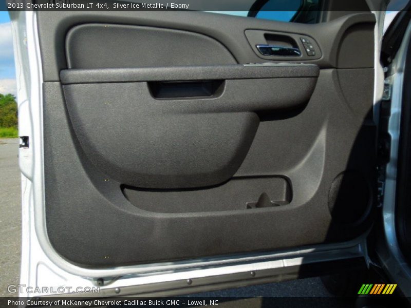 Silver Ice Metallic / Ebony 2013 Chevrolet Suburban LT 4x4