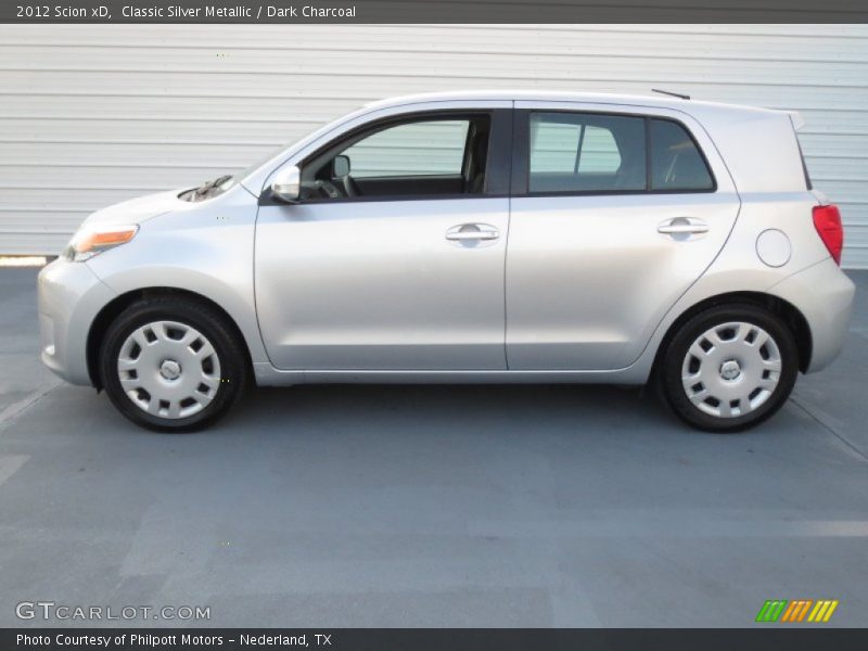 Classic Silver Metallic / Dark Charcoal 2012 Scion xD