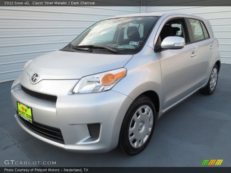Classic Silver Metallic / Dark Charcoal 2012 Scion xD