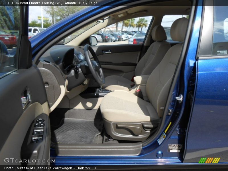 Atlantic Blue / Beige 2011 Hyundai Elantra Touring GLS