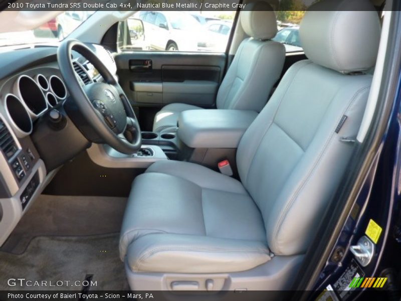 Nautical Blue Metallic / Graphite Gray 2010 Toyota Tundra SR5 Double Cab 4x4