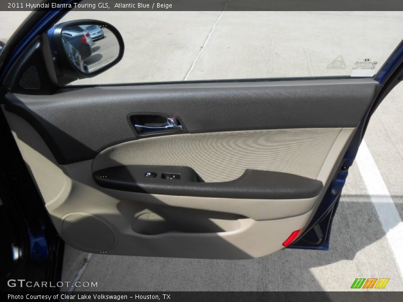 Atlantic Blue / Beige 2011 Hyundai Elantra Touring GLS