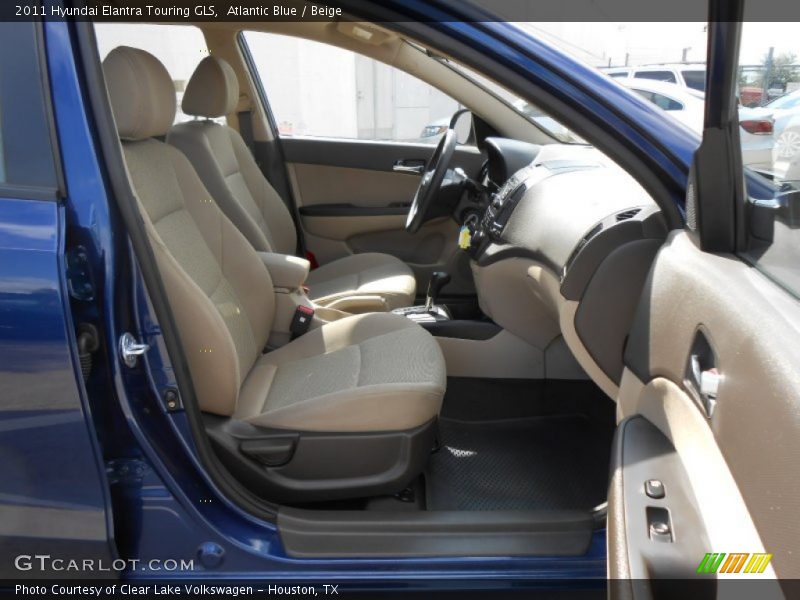 Atlantic Blue / Beige 2011 Hyundai Elantra Touring GLS