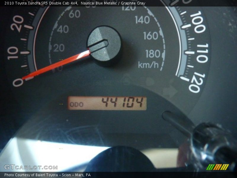 Nautical Blue Metallic / Graphite Gray 2010 Toyota Tundra SR5 Double Cab 4x4