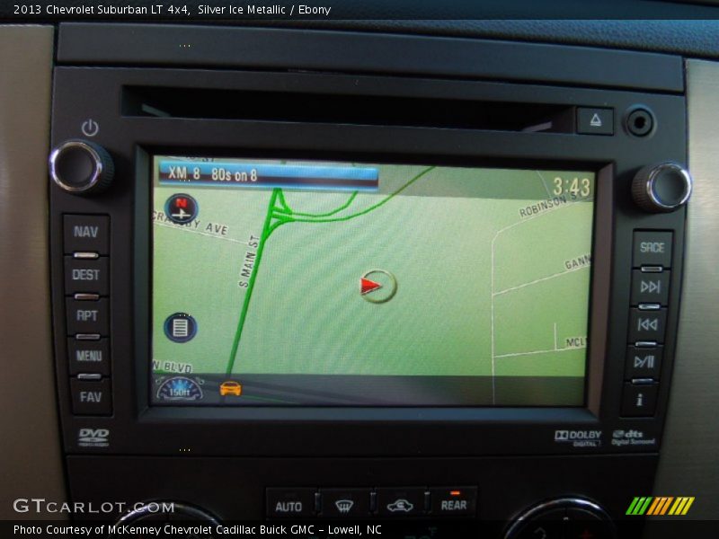 Silver Ice Metallic / Ebony 2013 Chevrolet Suburban LT 4x4