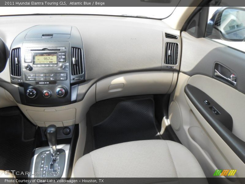 Atlantic Blue / Beige 2011 Hyundai Elantra Touring GLS