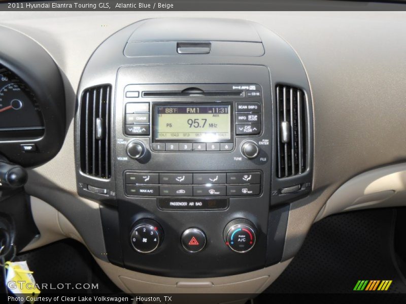 Atlantic Blue / Beige 2011 Hyundai Elantra Touring GLS