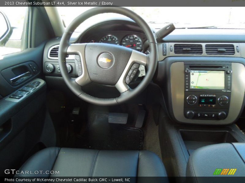Silver Ice Metallic / Ebony 2013 Chevrolet Suburban LT 4x4