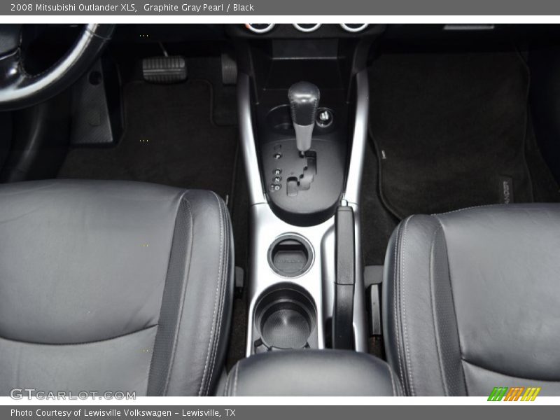 Graphite Gray Pearl / Black 2008 Mitsubishi Outlander XLS