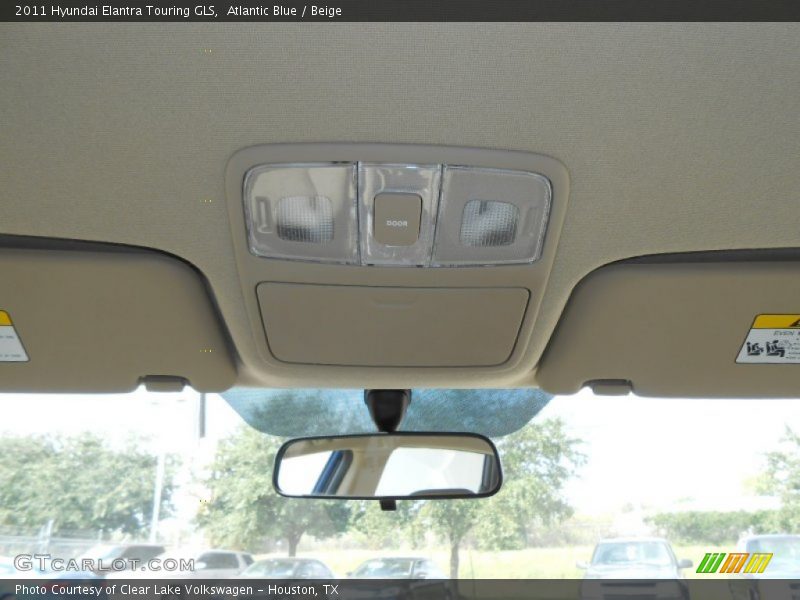 Atlantic Blue / Beige 2011 Hyundai Elantra Touring GLS