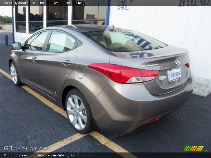 Desert Bronze / Beige 2013 Hyundai Elantra Limited