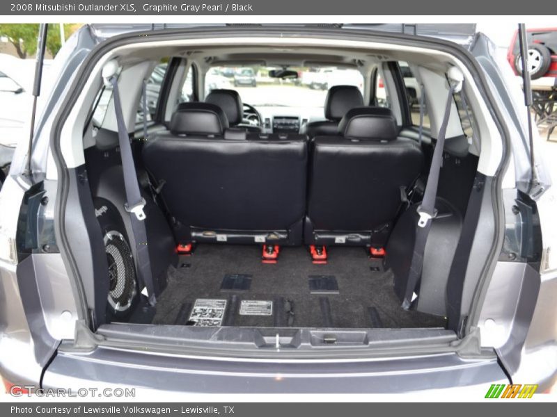 Graphite Gray Pearl / Black 2008 Mitsubishi Outlander XLS
