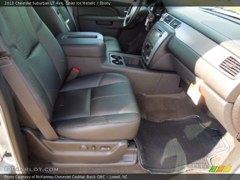 Silver Ice Metallic / Ebony 2013 Chevrolet Suburban LT 4x4