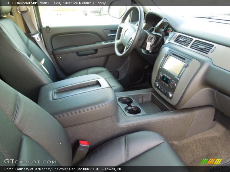 Silver Ice Metallic / Ebony 2013 Chevrolet Suburban LT 4x4