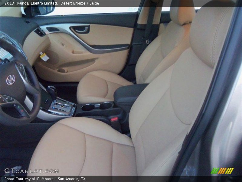 Desert Bronze / Beige 2013 Hyundai Elantra Limited
