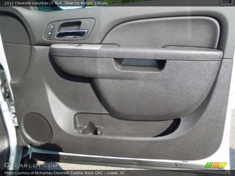 Silver Ice Metallic / Ebony 2013 Chevrolet Suburban LT 4x4