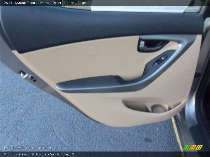 Desert Bronze / Beige 2013 Hyundai Elantra Limited