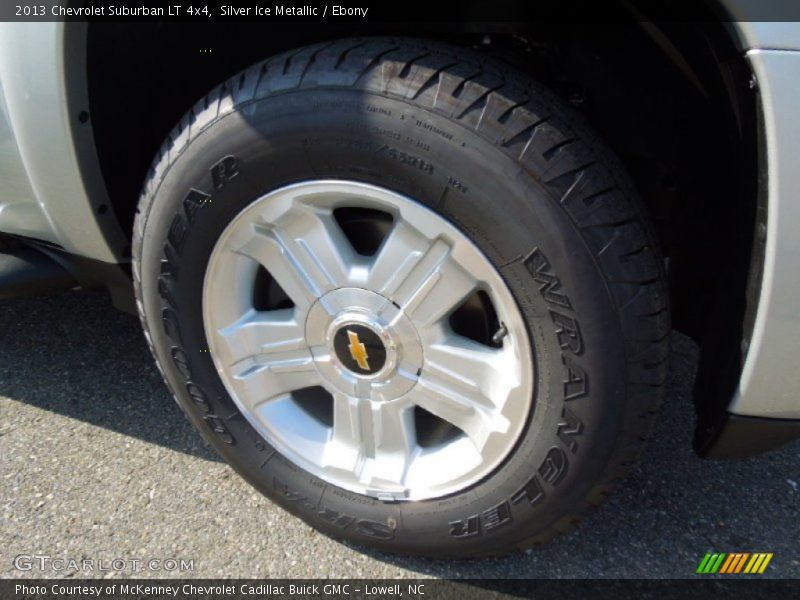 Silver Ice Metallic / Ebony 2013 Chevrolet Suburban LT 4x4