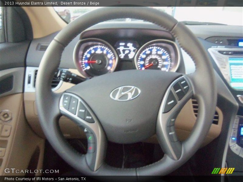 Desert Bronze / Beige 2013 Hyundai Elantra Limited