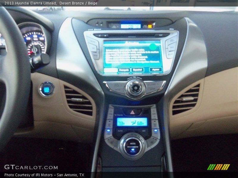 Desert Bronze / Beige 2013 Hyundai Elantra Limited