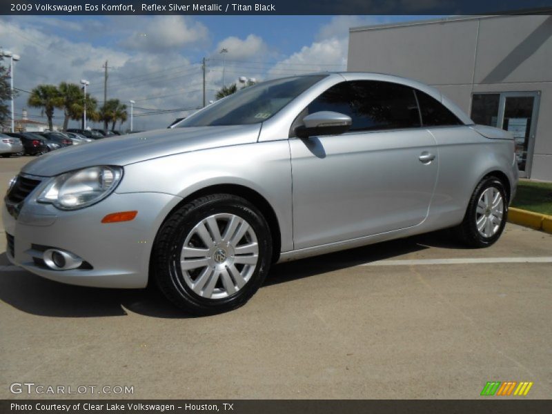 Reflex Silver Metallic / Titan Black 2009 Volkswagen Eos Komfort
