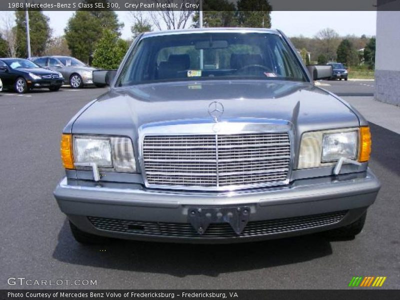 Grey Pearl Metallic / Grey 1988 Mercedes-Benz S Class SEL 300