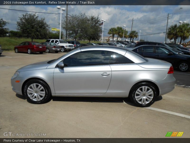 Reflex Silver Metallic / Titan Black 2009 Volkswagen Eos Komfort