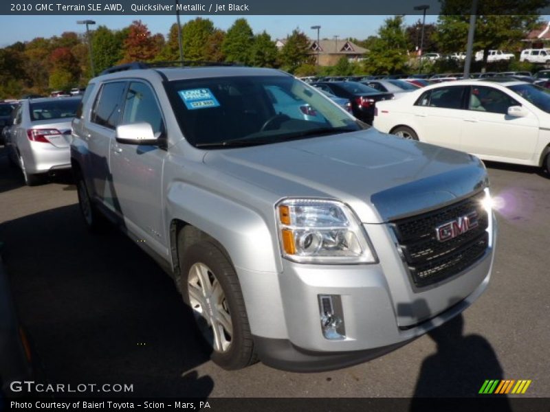 Quicksilver Metallic / Jet Black 2010 GMC Terrain SLE AWD