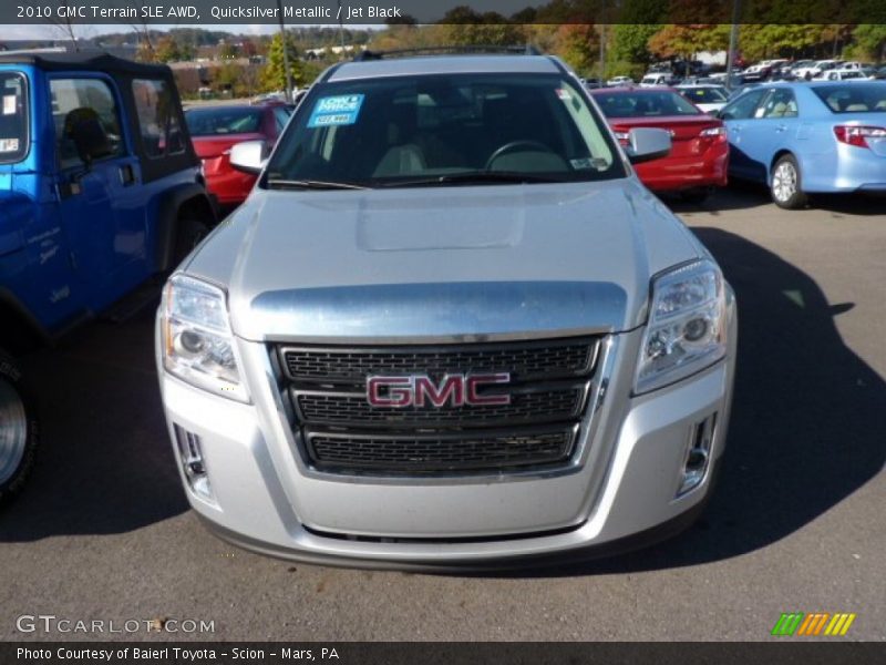 Quicksilver Metallic / Jet Black 2010 GMC Terrain SLE AWD
