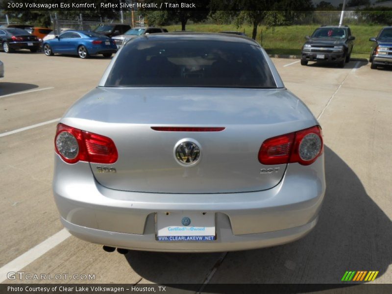 Reflex Silver Metallic / Titan Black 2009 Volkswagen Eos Komfort