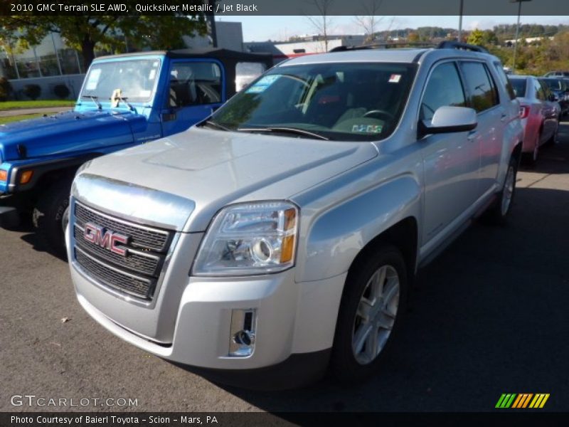 Quicksilver Metallic / Jet Black 2010 GMC Terrain SLE AWD