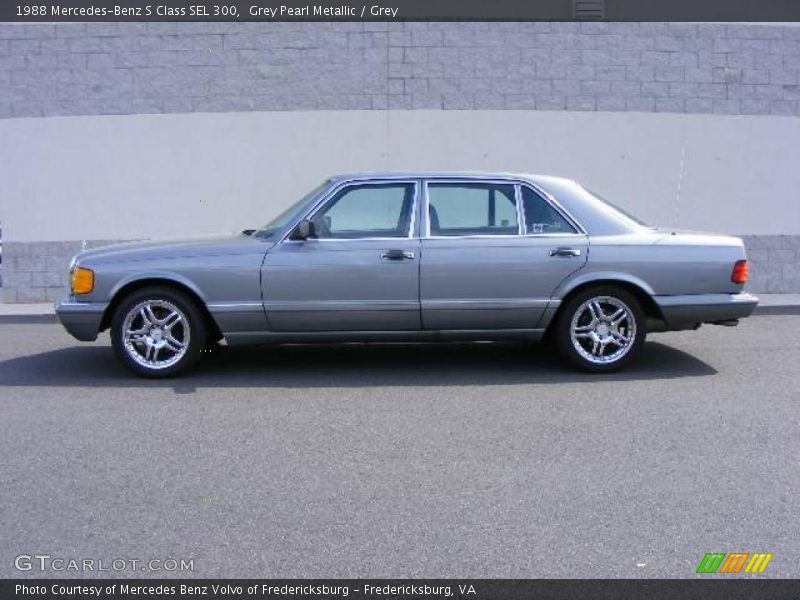 Grey Pearl Metallic / Grey 1988 Mercedes-Benz S Class SEL 300