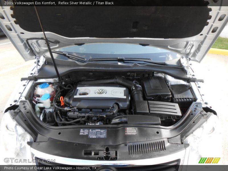 Reflex Silver Metallic / Titan Black 2009 Volkswagen Eos Komfort