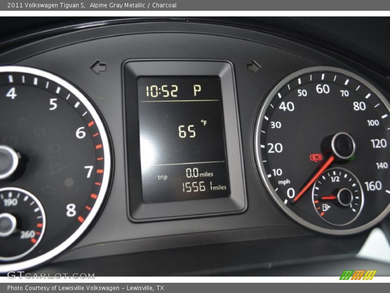 Alpine Gray Metallic / Charcoal 2011 Volkswagen Tiguan S