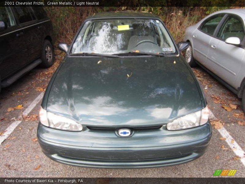 Green Metallic / Light Neutral 2001 Chevrolet Prizm