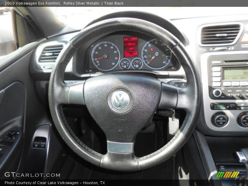 Reflex Silver Metallic / Titan Black 2009 Volkswagen Eos Komfort