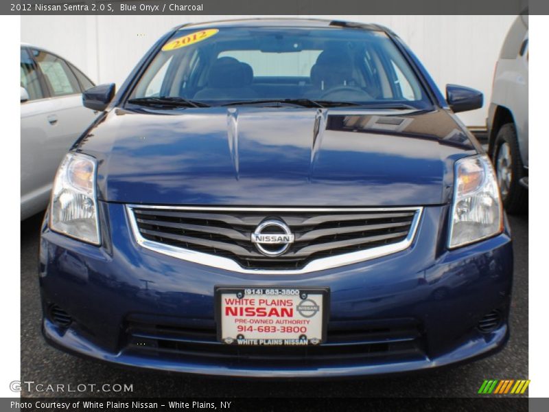 Blue Onyx / Charcoal 2012 Nissan Sentra 2.0 S