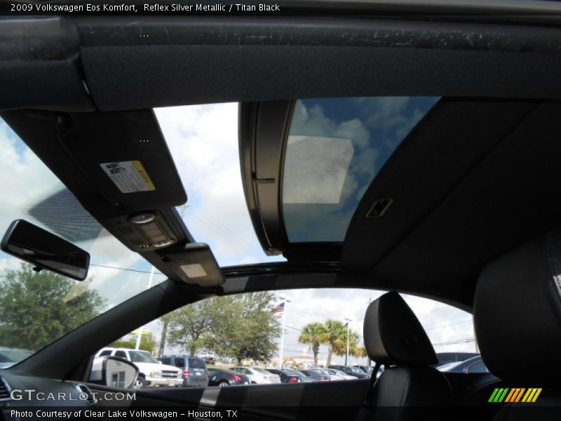 Reflex Silver Metallic / Titan Black 2009 Volkswagen Eos Komfort