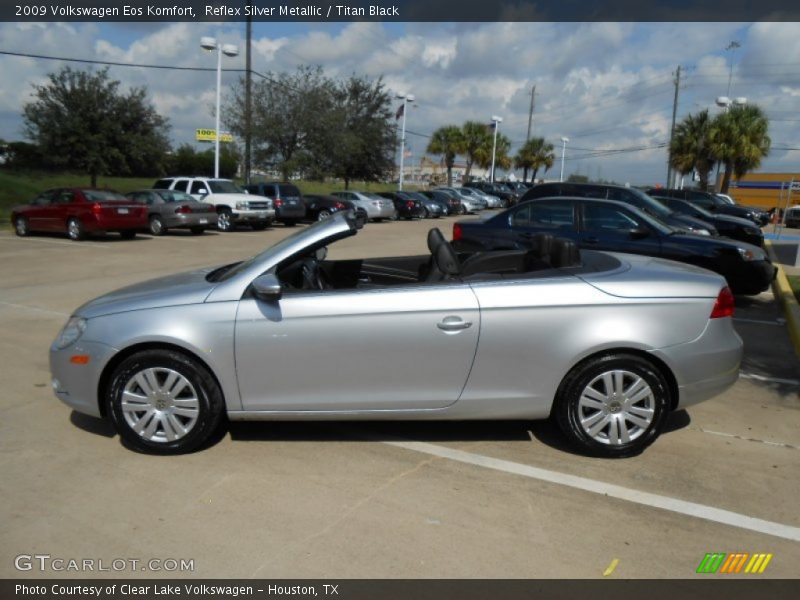 Reflex Silver Metallic / Titan Black 2009 Volkswagen Eos Komfort