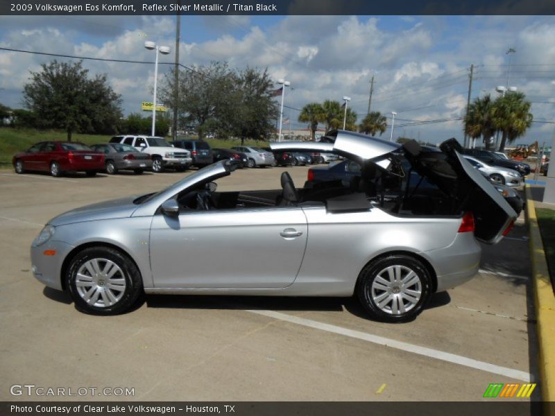 Reflex Silver Metallic / Titan Black 2009 Volkswagen Eos Komfort