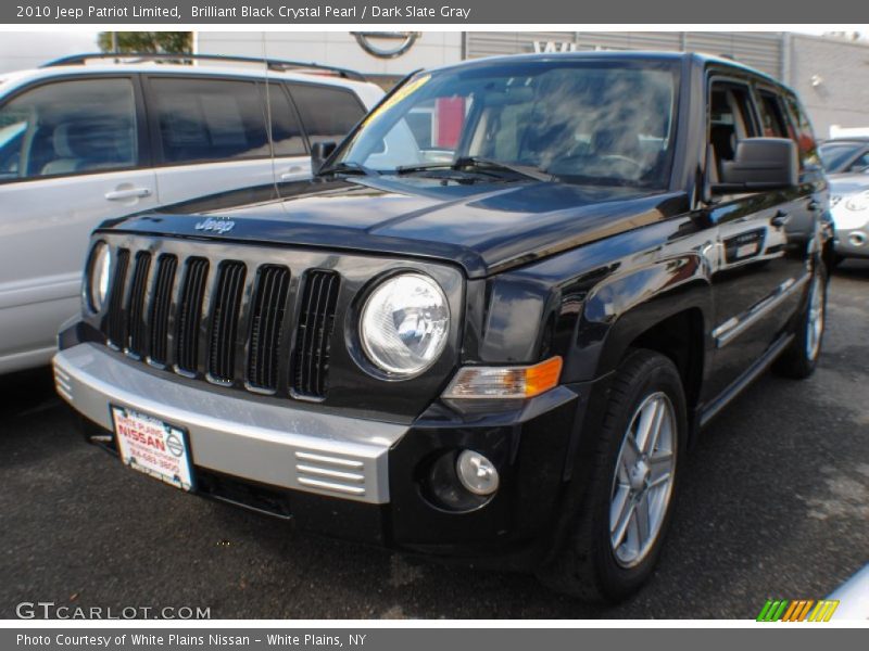 Brilliant Black Crystal Pearl / Dark Slate Gray 2010 Jeep Patriot Limited