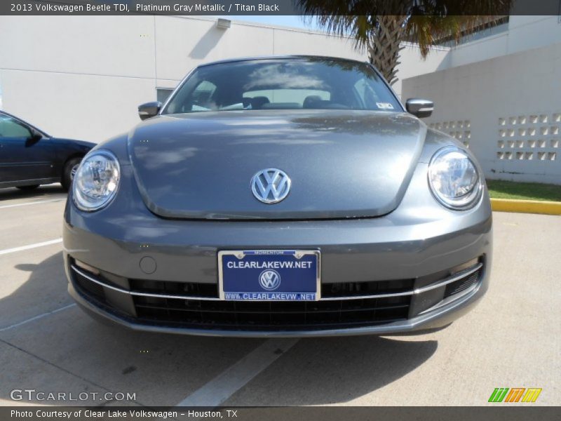 Platinum Gray Metallic / Titan Black 2013 Volkswagen Beetle TDI
