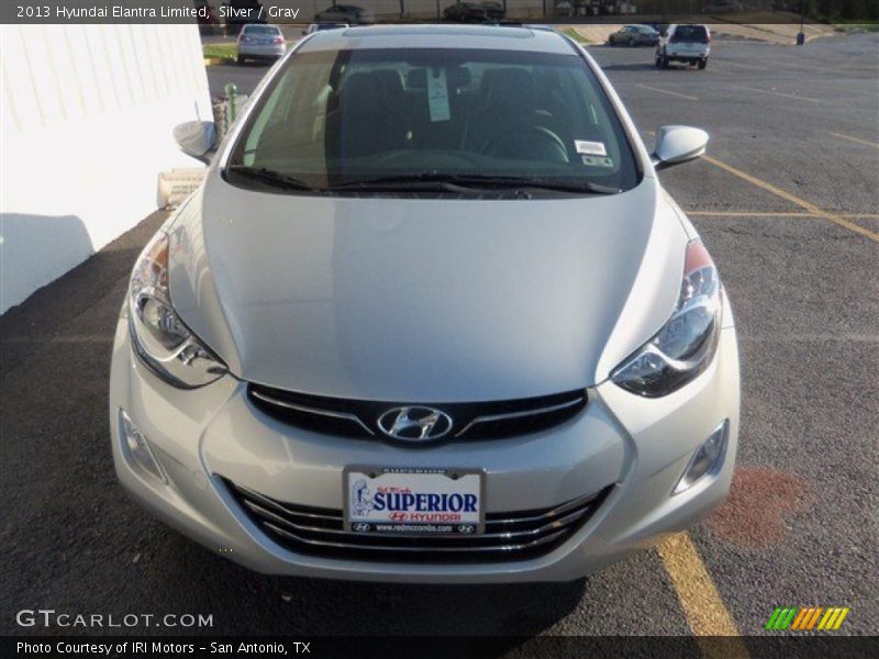 Silver / Gray 2013 Hyundai Elantra Limited