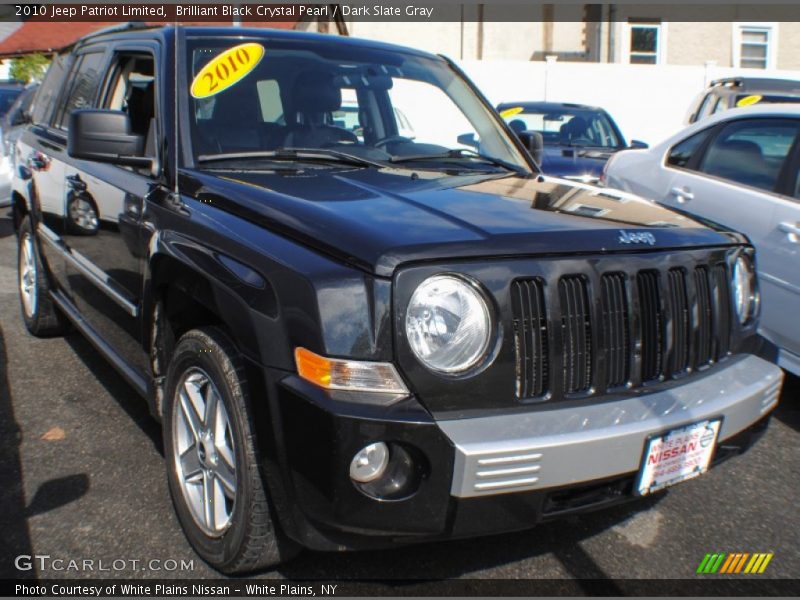 Brilliant Black Crystal Pearl / Dark Slate Gray 2010 Jeep Patriot Limited