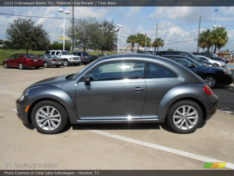 Platinum Gray Metallic / Titan Black 2013 Volkswagen Beetle TDI