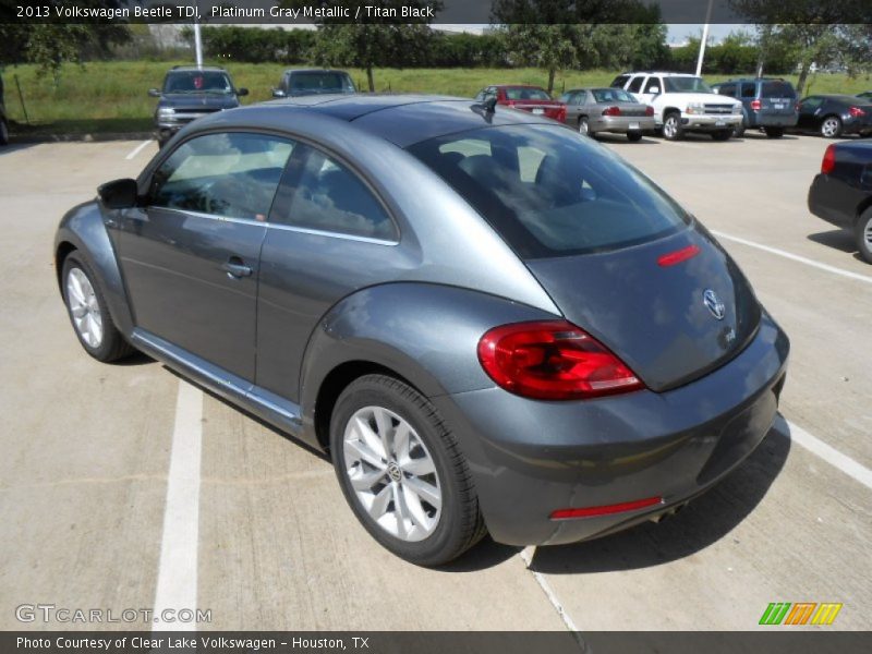 Platinum Gray Metallic / Titan Black 2013 Volkswagen Beetle TDI