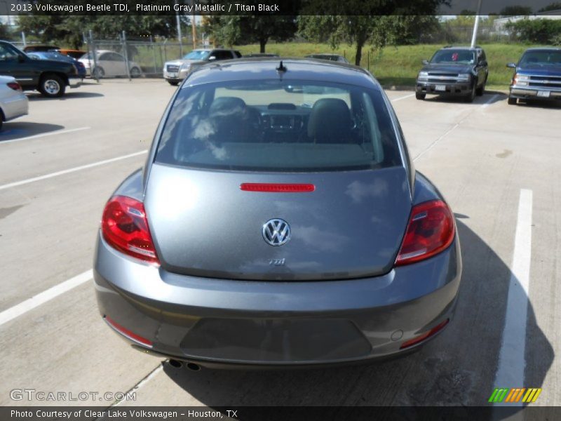 Platinum Gray Metallic / Titan Black 2013 Volkswagen Beetle TDI