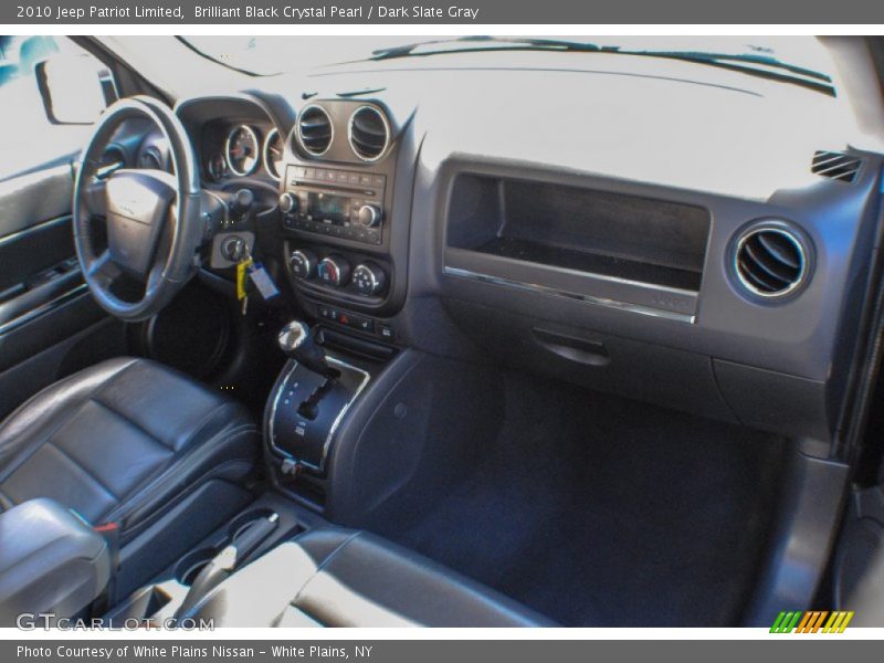 Brilliant Black Crystal Pearl / Dark Slate Gray 2010 Jeep Patriot Limited