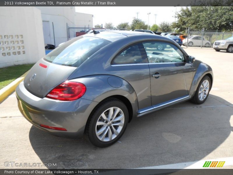 Platinum Gray Metallic / Titan Black 2013 Volkswagen Beetle TDI